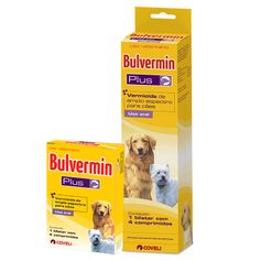 Vermífugo Coveli Bulvermin Plus 4 Comprimidos para Cães