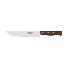 Faca Para Cozinha Tramontina Tradicional Com Lâmina Em Aço Inox E Cabo Em Madeira Natural 8