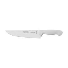 Faca Para Cozinha Tramontina Premium Com Lâmina Em Aço Inox E Cabo De Polipropileno Branco 8