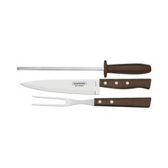 Jogo para Churrasco em Aço Inox 3 Peças Tramontina