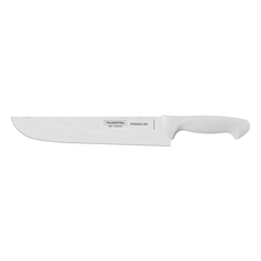 Faca Chef Tramontina Premium Com Lâmina Em Aço Inox E Cabo De  Polipropileno Branco