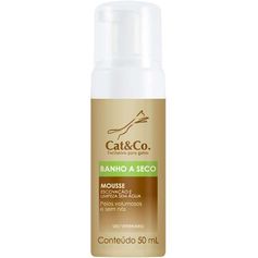 Banho a seco Mundo Animal Cat&Co em mouse para gatos 50ml