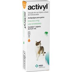 Antipulgas MSD Activyl 0,51 ml Gatos até 4 Kg