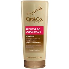 Shampoo Mundo Animal Cat&Co Redutor de Oleosidade 200 ml
