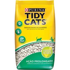 Combo com 6 unidades - Areia Higiênica Nestlé Purina Tidy Cats para Gatos 2kg