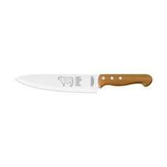 Faca Para Carne Tramontina Churrasco Com Lâminas Em Aço Inox E Cabo De Madeira Natural 8