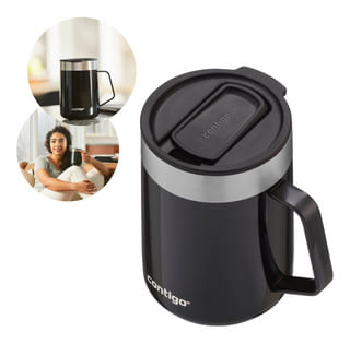 Caneca Térmica 414ml Preta - Contigo
