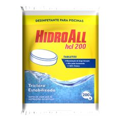 Cloro Pastilha Hcl 200 200gr - Hidroall