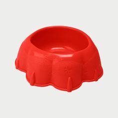 Comedouro Plast Pet Pet Fox Grande Vermelho
