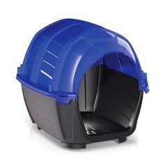 Casa Plast Pet Stone House para Cães Azul Tamanho 4
