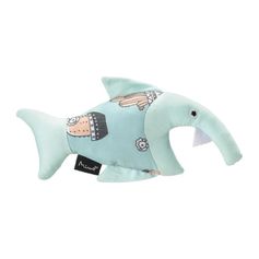 Brinquedo De Pelúcia Para Gatos Buddy Shark Azul - Multilaser