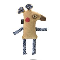 Brinquedo de Pelúcia Para Gatos Ratinho Cavalheiro Bege - Multilaser