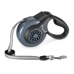 Guia Retrátil Smart Walk Fita 5M Até 40kgs Preto Mimo - Multilaser