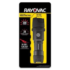 Lanterna Indestrutível  Com 3 Pilhas AAA - Rayovac