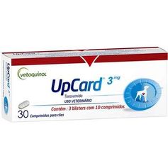 Diurético Upcard 3mg 30 Comp  - Vetoquinol