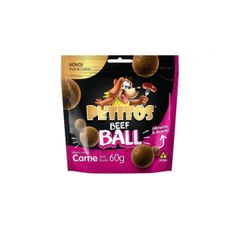 Petisco para Cães - Petitos Beef Ball Sabor Carne 60gr - Pet Nutrition