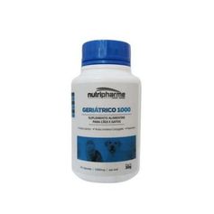 Suplemento para Cães e Gatos - Geriátrico 1000mg - 30comp. - Nutripharme