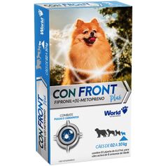 Antiparasitário World Confront Plus 0,67ml para Cães até 10kg - Contém 1 pipeta