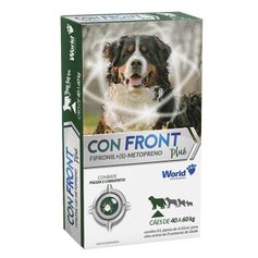 Antiparasitário World Confront Plus 4,02ml para Cães até 60kg - Contém 1 pipeta