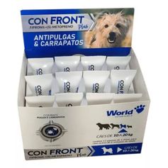 Antiparasitário World Confront Plus 1,34ml para Cães até 20kg - Contém 12 pipetas