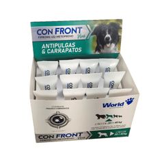 Antiparasitário World Confront Plus 2,68ml para Cães até 40kg - Contém 12 pipetas