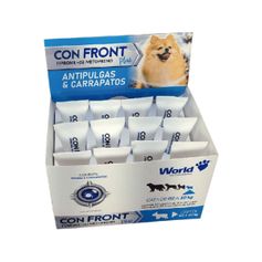 Antiparasitário World Confront Plus 0,67ml para Cães até 10kg - Contém 12 pipetas