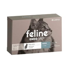 Vermífugo Labyes Feline Endospot para Gatos acima de 5kg - Contém 1 pipeta