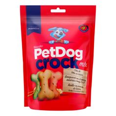 Biscoito Pet Dog Crock Mix para Cães 500g