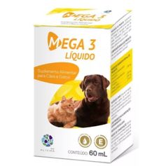Suplemento Alimentar Alivira Mega 3 para Cães e Gatos 30ml