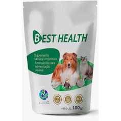 Suplemento Mineral Alivira Best Health para Cães, Gatos e Aves 100g