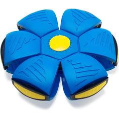 Brinquedo SS Pet Bola Maluca Disco Voador com Luzes Azul