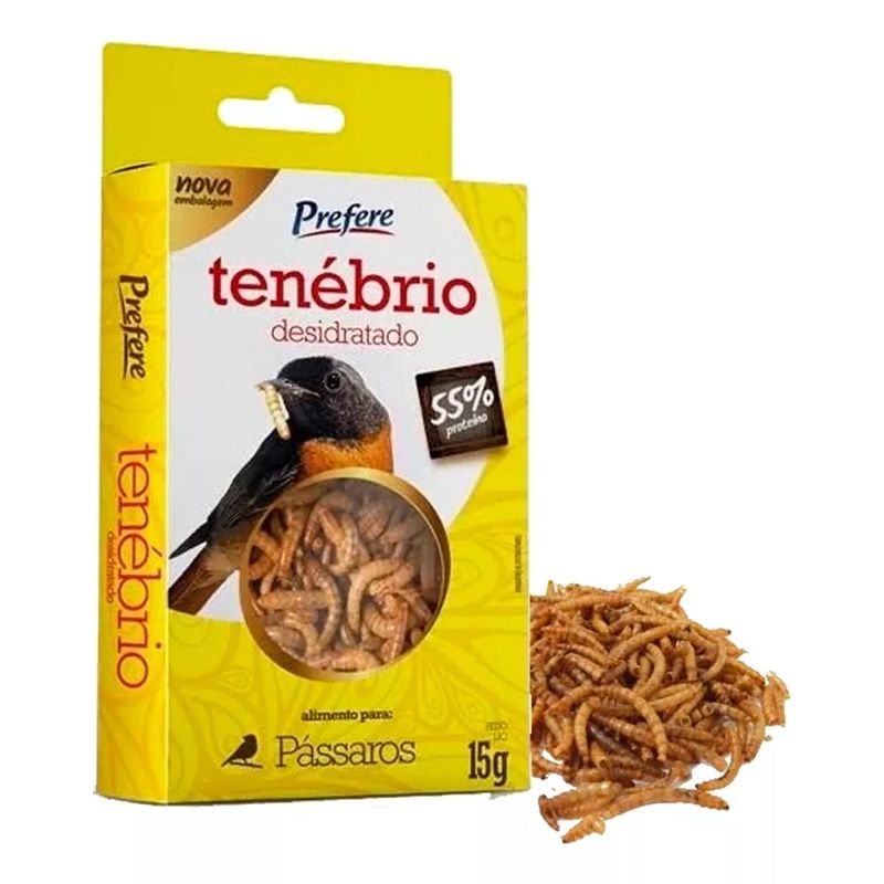 Ra  o Desidratada Prefere Ten brio para P ssaros 15g 1