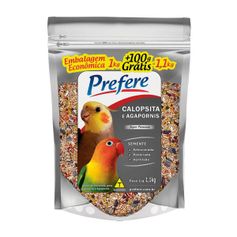 Ração Prefere Mix para Calopsita e Agapornis 1,1kg