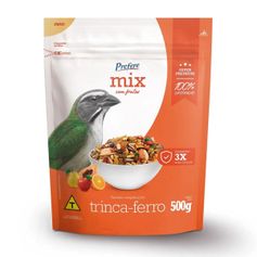Ração Prefere Mix com Frutas para Trinca Ferro 500g