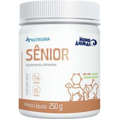 Suplemento Alimentar Mundo Animal Nutrisana Sênior para Cães e Gatos 250g