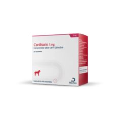 Medicamento Dechra Cardisure para Cães 5mg - Contém 80 comprimidos