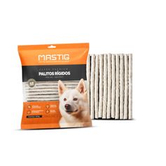 Petisco Mastig Palito Rígido 8mm para Cães Natural 500g