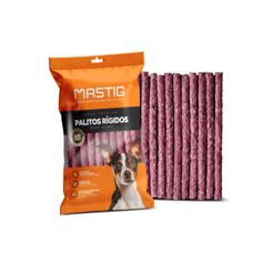 Petisco Mastig Palito Rígido 8mm para Cães Bacon - Contém 10 unidades