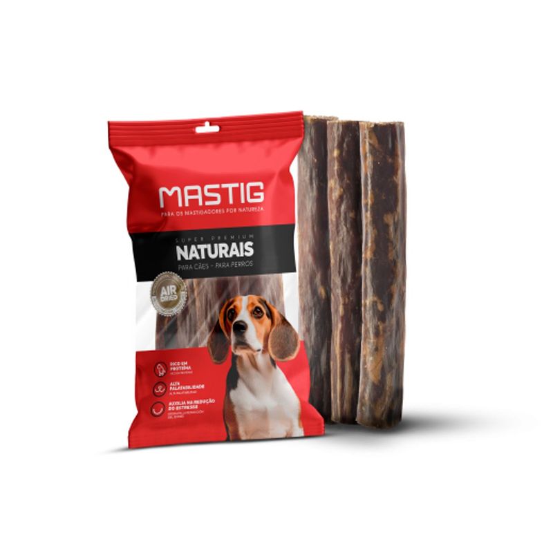 Petisco Mastig Bombom Recheado 5  para C es - Cont m 3 unidades  0