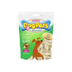 Petisco DogPet's Osso Mini 2/3 para Cães Porte Pequeno Natural 500g