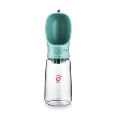 Garrafa Portátil Fisher Price Pet Water To Go com Filtro de Carvão Ativado para Pets Verde 550ml