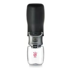 Garrafa Portátil Dobrável Fisher Price Pet Water To Go com Filtro de Carvão Ativado para Pets Cinza 350ml