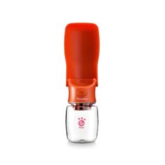 Garrafa Portátil Dobrável Fisher Price Pet Water To Go com Filtro de Carvão Ativado para Pets Vermelho 350ml
