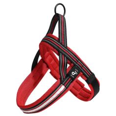 Peitoral Multilaser Mimo com LED para Cães Porte Grande Vermelho - Tamanho G