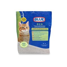 Granulado Higiênico Multilaser Eco Blue Biodegradável para Gatos 2kg