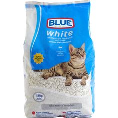 Granulado Higiênico Multilaser Blue White para Gatos 1,8kg