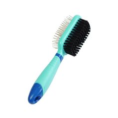 Escova Multilaser Blue Double Cerda Dupla para Cães e Gatos