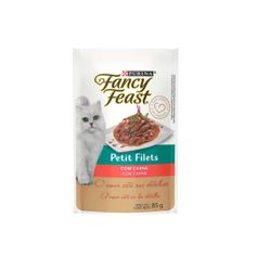 Ração Úmida Fancy Feast Petit Filet para Gatos Adultos Carne 85g