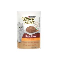 Ração Úmida Fancy Feast Demi Glace para Gatos Adultos Frango 85g