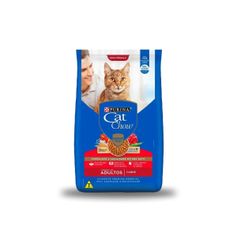 Ração Seca Cat Chow Defense Plus para Gatos Adultos Carne 1kg